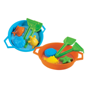 BEACH ACCESSORIES SET WITH SIEVE - 6pcs