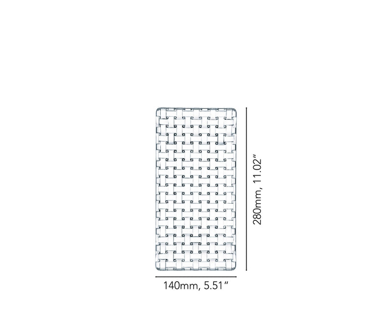 Nachtmann - BOSSA NOVA - Rectangular Plate (11x5 1 / 2 in)