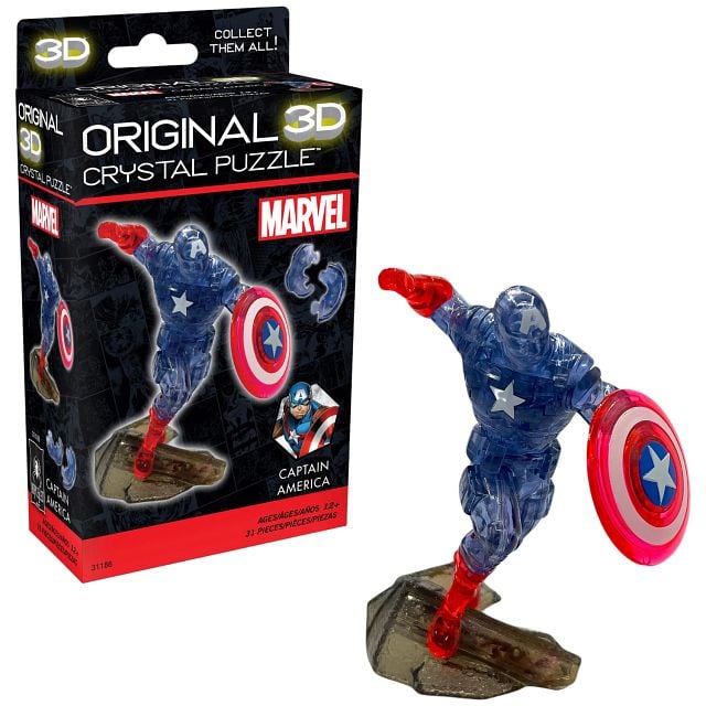University Games - CAPTAIN AMERICA LICENSED STANDARD CRYSTAL PUZZLE