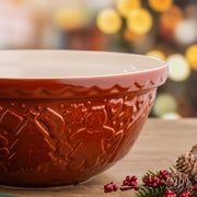 Mason Cash Gingerbread Mixing Bowl, Brown – styled kitchen view