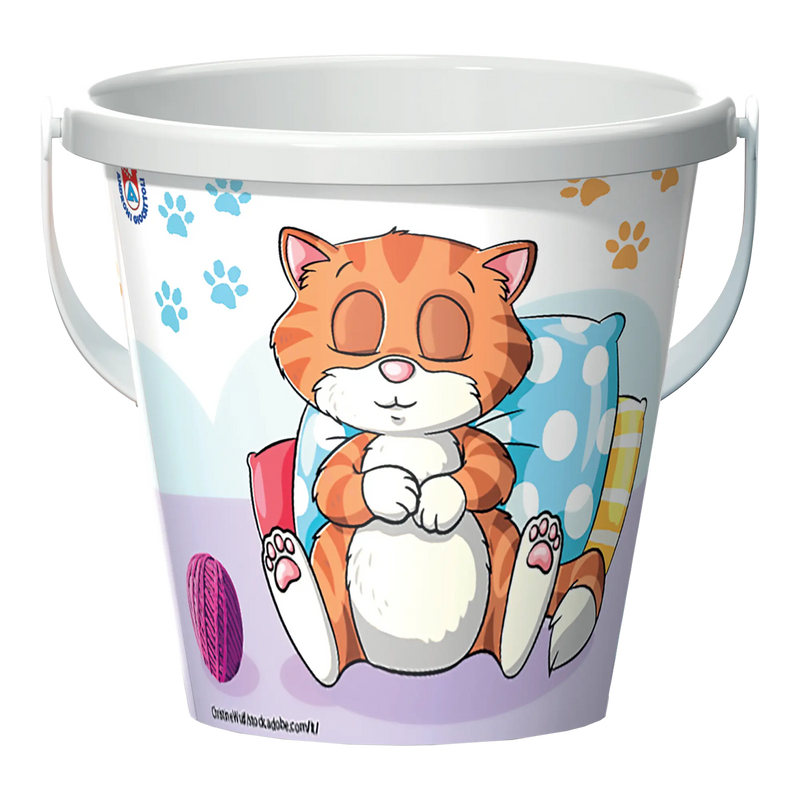 BEACH BUCKET - CAT - 17cm