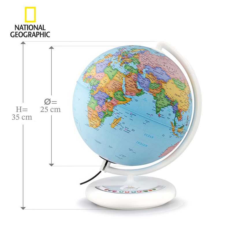 NATGEO - SPEAKING GLOBE - 25 cm