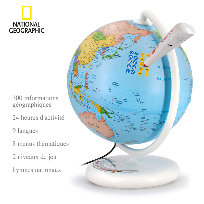 NATGEO - SPEAKING GLOBE - 25 cm