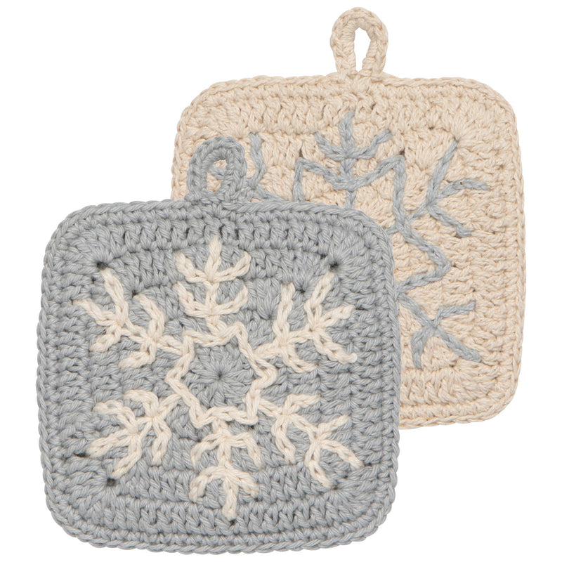 Now Designs by Danica - Snowfall Christmas Crochet Sponges Set of 2