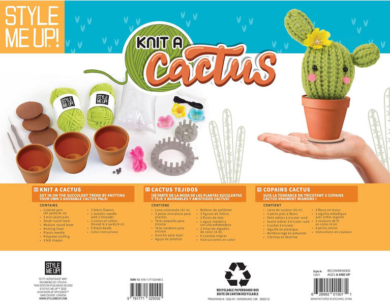 SpiceBox - STYLE ME UP - KNIT a CACTUS