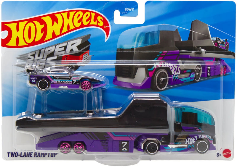 Hot Wheels - Véhicules miniatures 1:64 - Super Rigs
