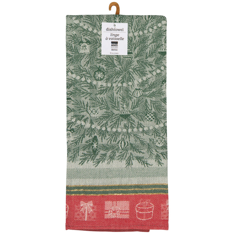 Now Designs - Festive Fir Jacquard Christmas Dishtowel