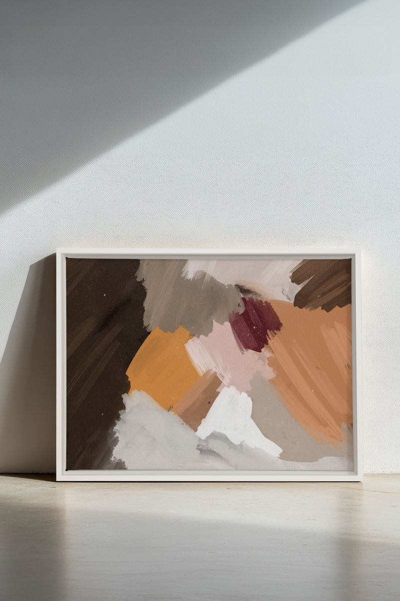 ÉLAN CRÉATIF, Oeuvre sur toile étirée