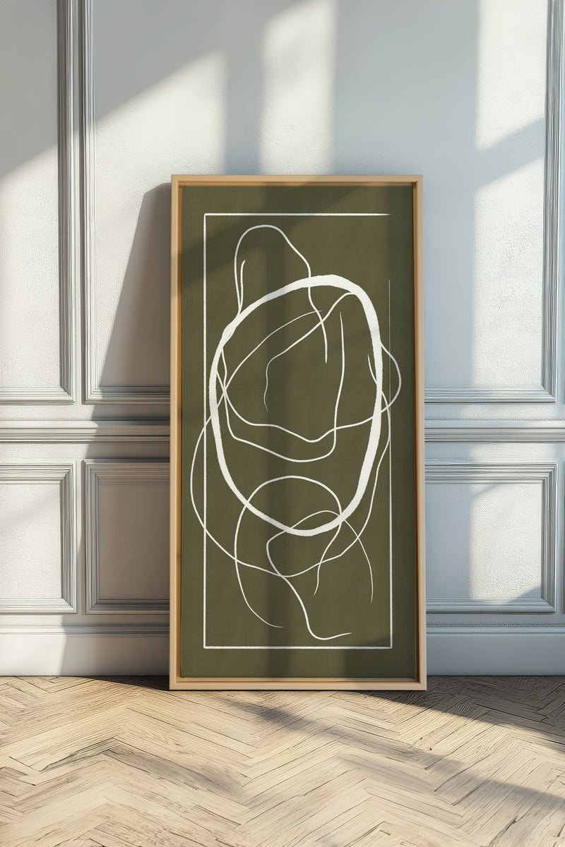 FLOWING HARMONY, Oeuvre sur toile étirée
