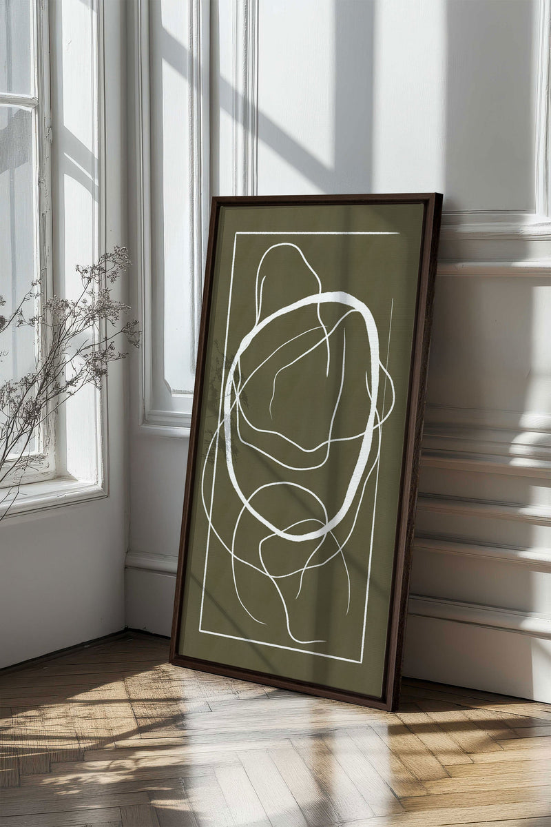 FLOWING HARMONY, Oeuvre sur toile étirée