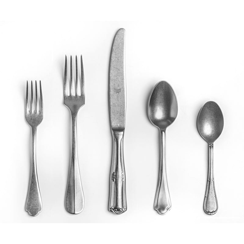 Mepra - Original Vintage Flatware Set - 5 Pcs. - Pewter – MPR-100022005 – Image 1