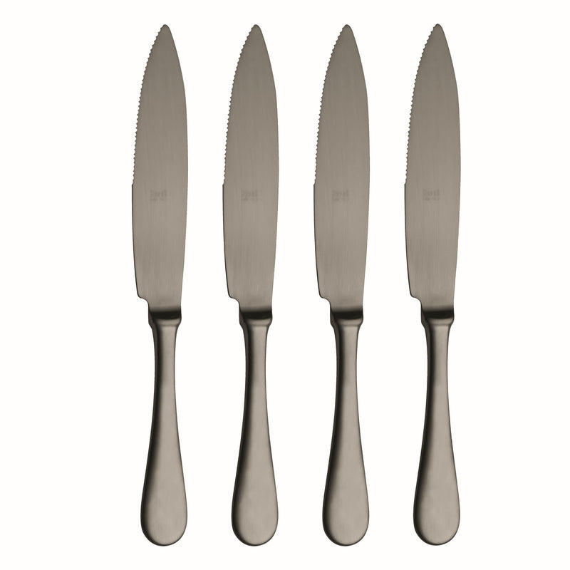 Mepra - Steak Knives Set - 4 Pcs. - Ice Black Gold – MPR-10002244ION – Image 1