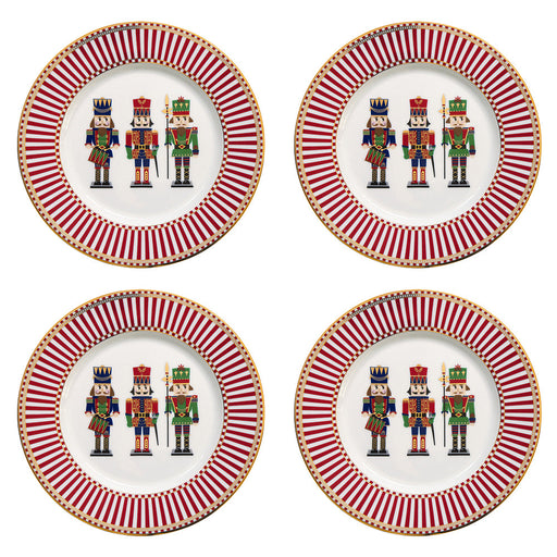 Easy Life - Nutcracker 19cm (7.5in) Set of 4 Dessert Plates