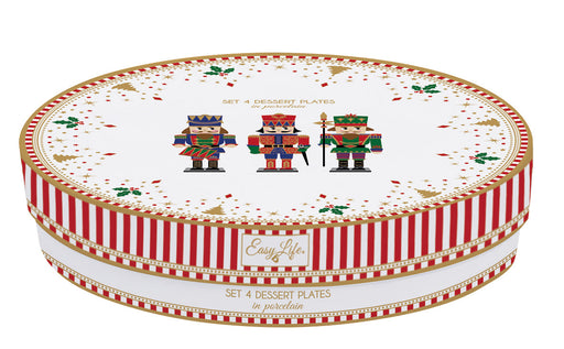 Easy Life - Nutcracker 19cm (7.5in) Set of 4 Dessert Plates