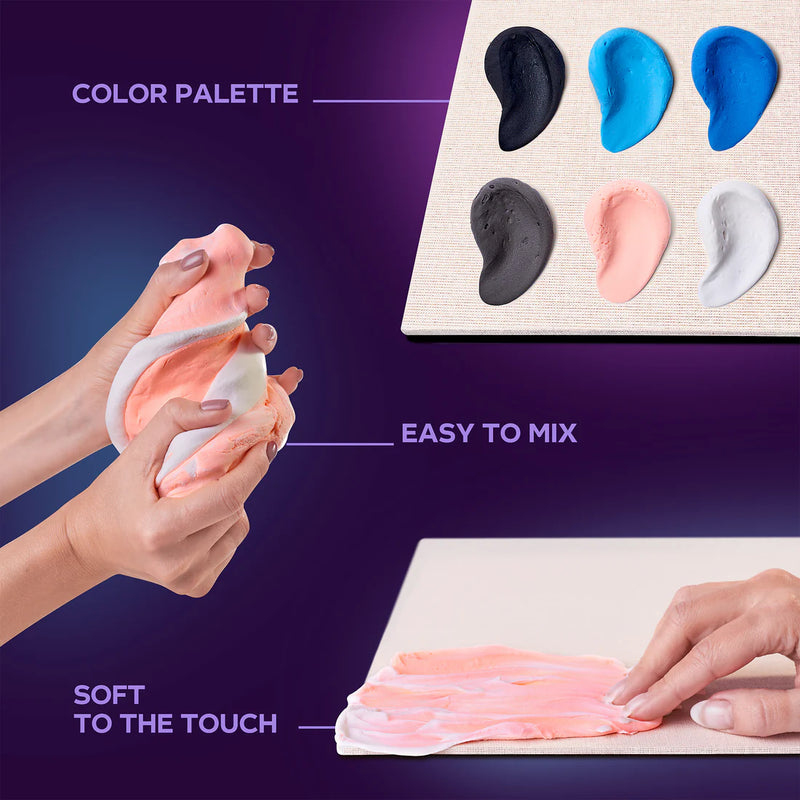 OKTO - DIY 3D CREATIVE PAINTING SET - THE BIG WAVE IN KANAGAWA - Limolin 