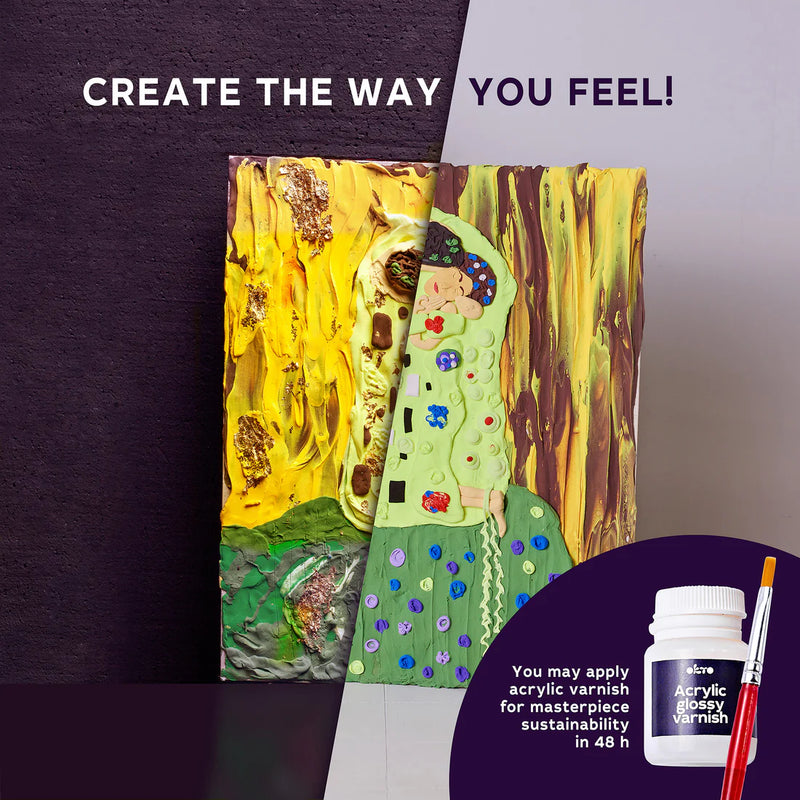 OKTO - DIY 3D CREATIVE PAINTING SET - THE KISS - Limolin 