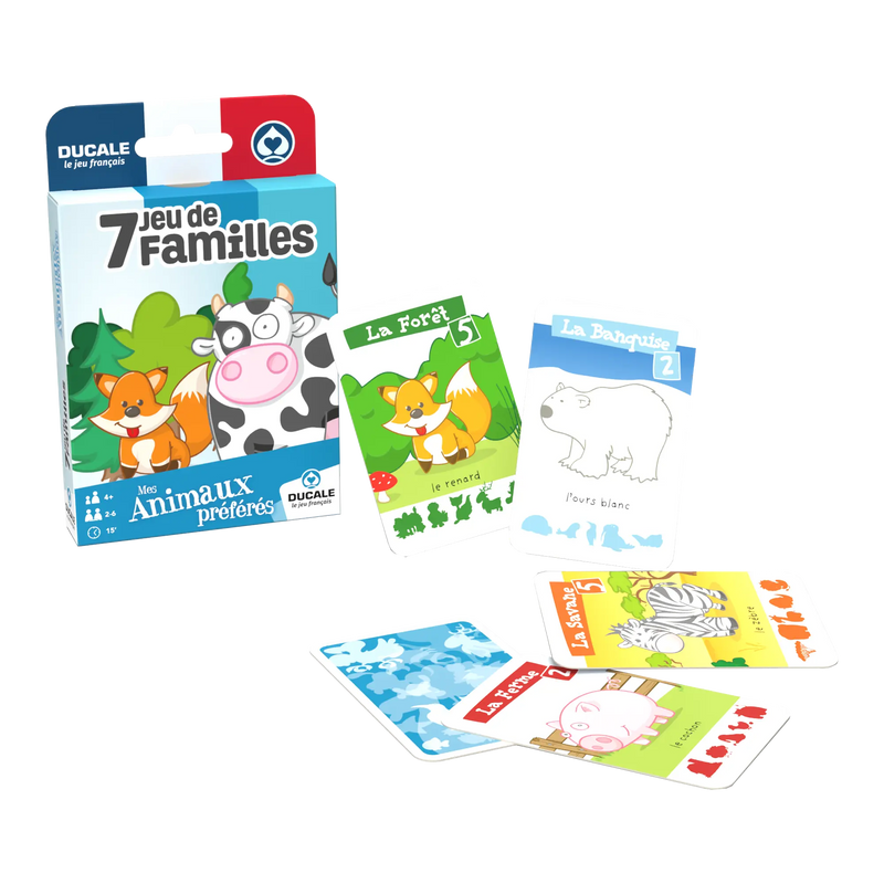 JEU DE FAMILLE - MES ANIMAUX PRÉFÉRÉS - ECOPACK