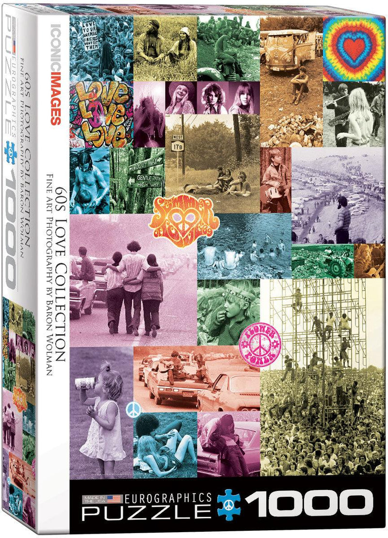 Eurographics 60s Love Collection 1000-piece puzzle by Baron Wolman