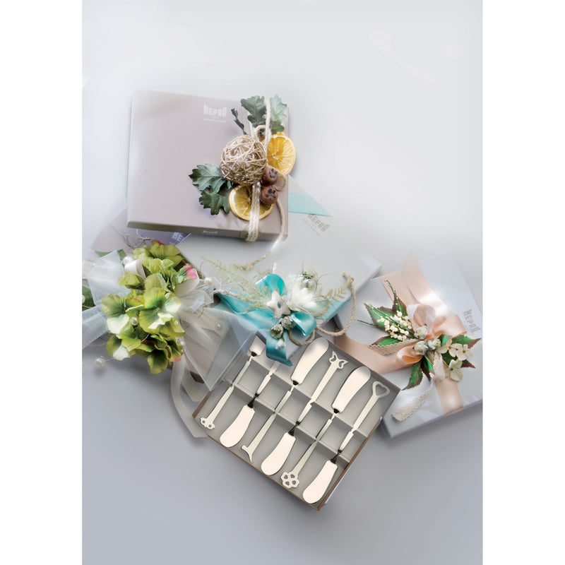 Mepra - Evento Butter Spreader Set - 6 Pcs. - Mirror – MPR-100344648 – Image 2