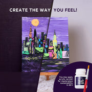 OKTO - DIY 3D CREATIVE PAINTING SET - NEW YORK SKYLINE - Limolin 