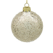 BOWRING - 12cm Iced Champagne Ornament