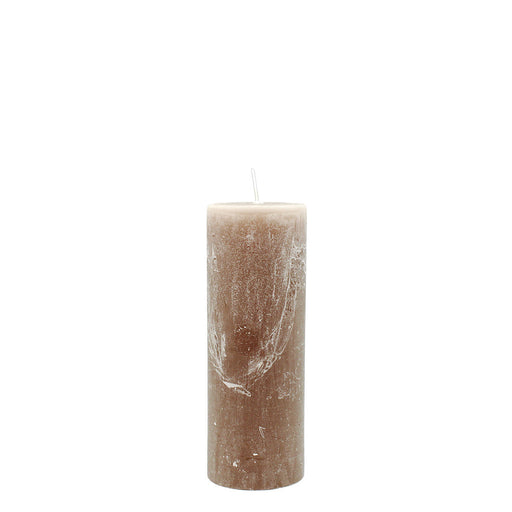 BOWRING - Rustic Stone 3 x 8" Pillar Candle