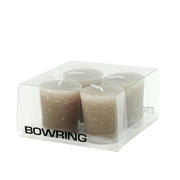 BOWRING - Votive Candles Set of 4 Stone
