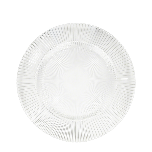 BOWRING - Radiance 28cm Clear Glass Plate