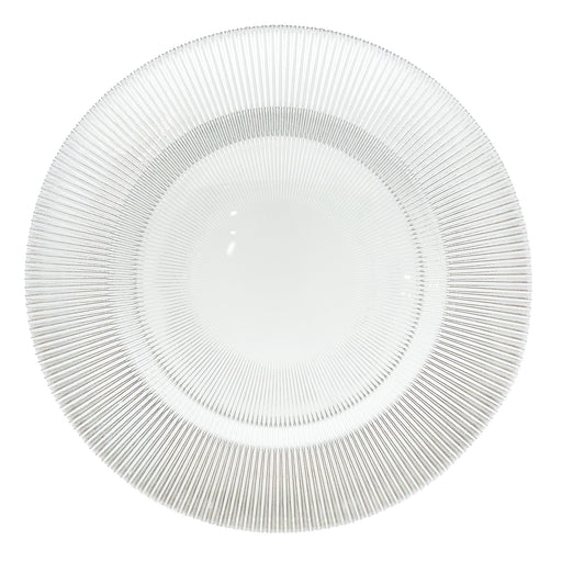 BOWRING - Radiance 33cm Clear Glass Charger Plate