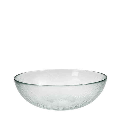 BOWRING - Glacier 28cm Clear Glass Shallow Bowl