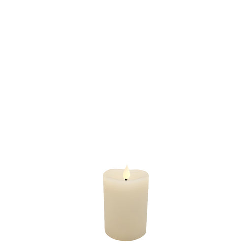 BOWRING - Flameless LED Candle Ivory 3"Dia. X 4"H