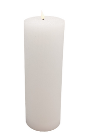 BOWRING - Flameless LED Candle White 4"Dia. X 12"H