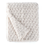 BOWRING - Avanti Waffle Knit 50" x 60" Throw, Bisque