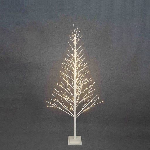 BOWRING - White Glitter Tree Glitter Tree 210cm/83in | 306 Warm White LED Lights
