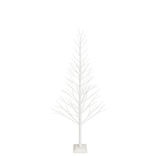 BOWRING - White Glitter Tree Glitter Tree 210cm/83in | 306 Warm White LED Lights