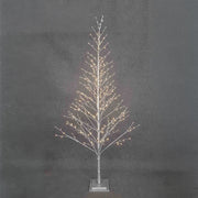 BOWRING - Silver Glitter Tree 270cm/106in |360 Warm White LED Lights