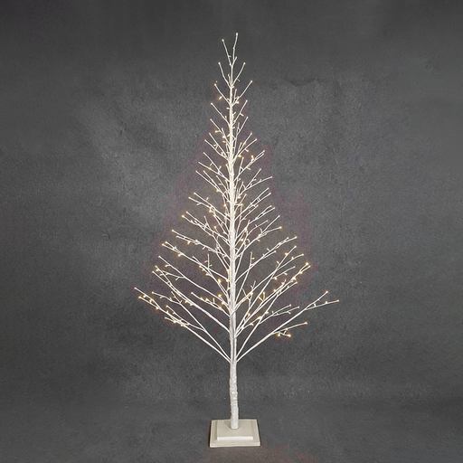 BOWRING - White Glitter Tree 270cm/106in |360 Warm White LED Lights