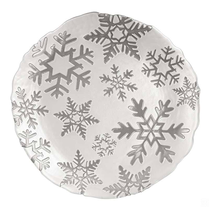 BOWRING - Snowy Days 33cm Plate