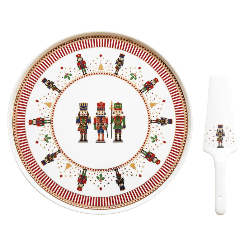 Easy Life - NUTCRACKER - Cake Plate with Server | 32 cm / 12.6 in