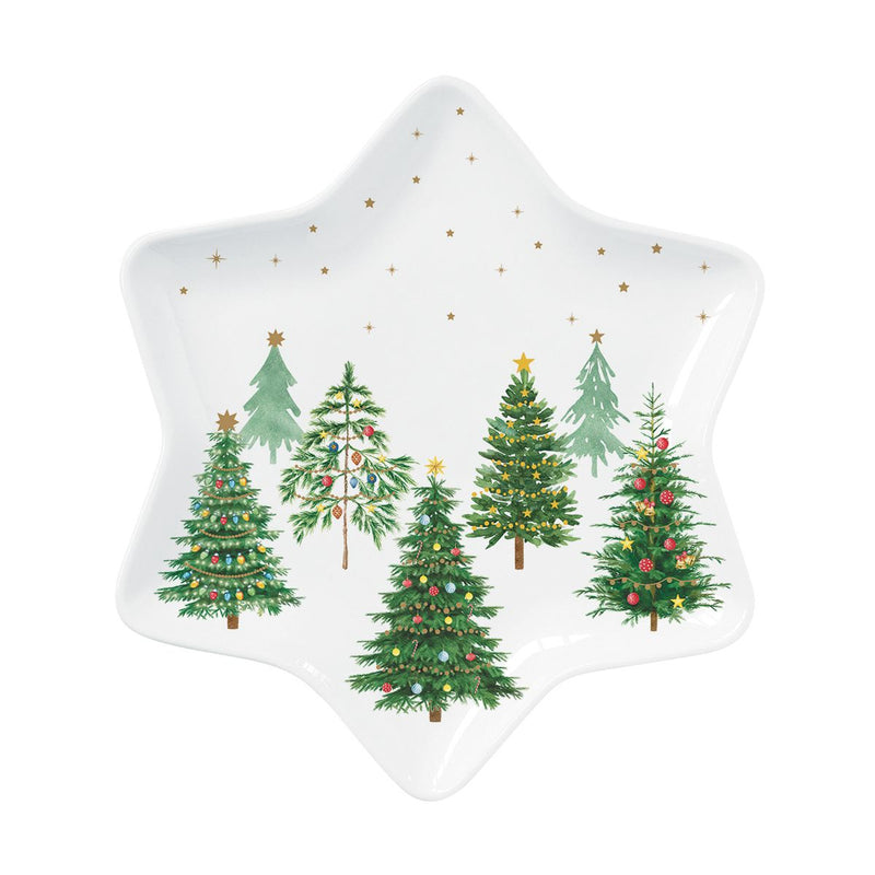 Easy Life - FESTIVE TREES - Plate | 22.5 cm / 8.9 in