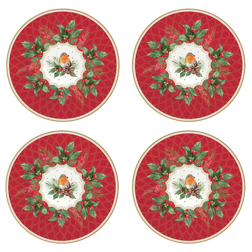 Easy Life - Christmas Berries 19cm (7.5in) Plates Set of 4