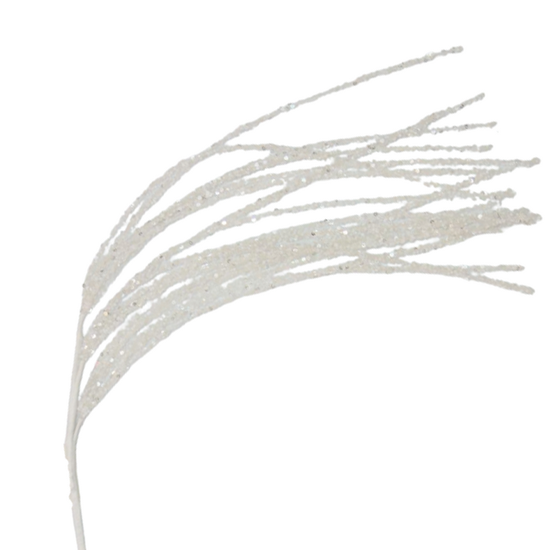 BOWRING - Rain 90cm White Sequin Spray