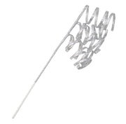 BOWRING - Spiral 55cm Silver Spray