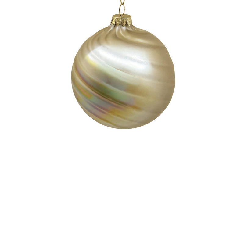 BOWRING - 10cm Diana French Vanilla Ball Ornament