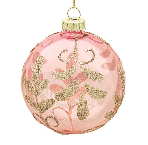 BOWRING - 8cm Georgia Blush Ball Ornament