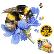 Madd Capp Puzzles – I Am Lil' Bumble Bee Jigsaw Puzzle | 100 Pieces – puzzle and packaging