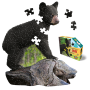 Madd Capp Puzzles – I Am Lil' Cub Jigsaw Puzzle | 100 Pieces – puzzle and packaging