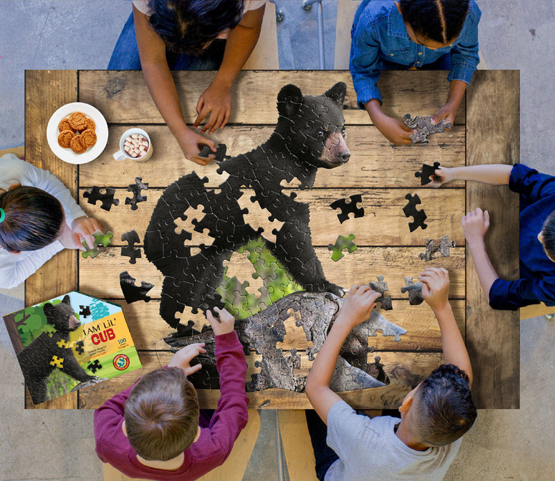 Madd Capp Puzzles – I Am Lil' Cub Jigsaw Puzzle | 100 Pieces – lifestyle view