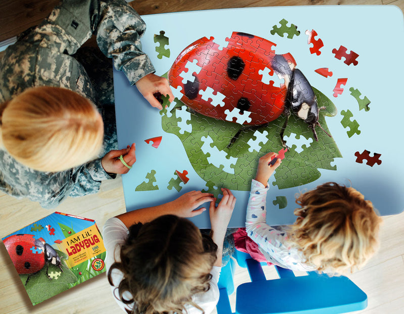 Madd Capp Puzzles – I Am Lil' Ladybug Jigsaw Puzzle | 100 Pieces – lifestyle view