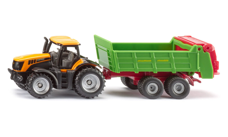 Siku - Tractor Jcb With Strautmann Spreader